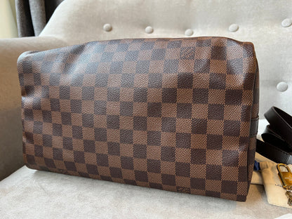 Louis Vuitton Speedy Bandouliere 30 Damier Ebene (RRP £1470)