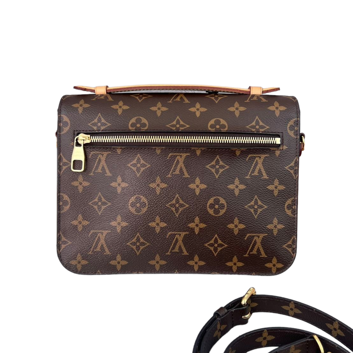 Louis-Vuitton Monogram Pochette Métis Brown GHW