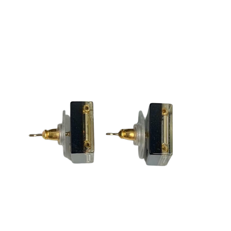 Square Acrylic Earrings GHW