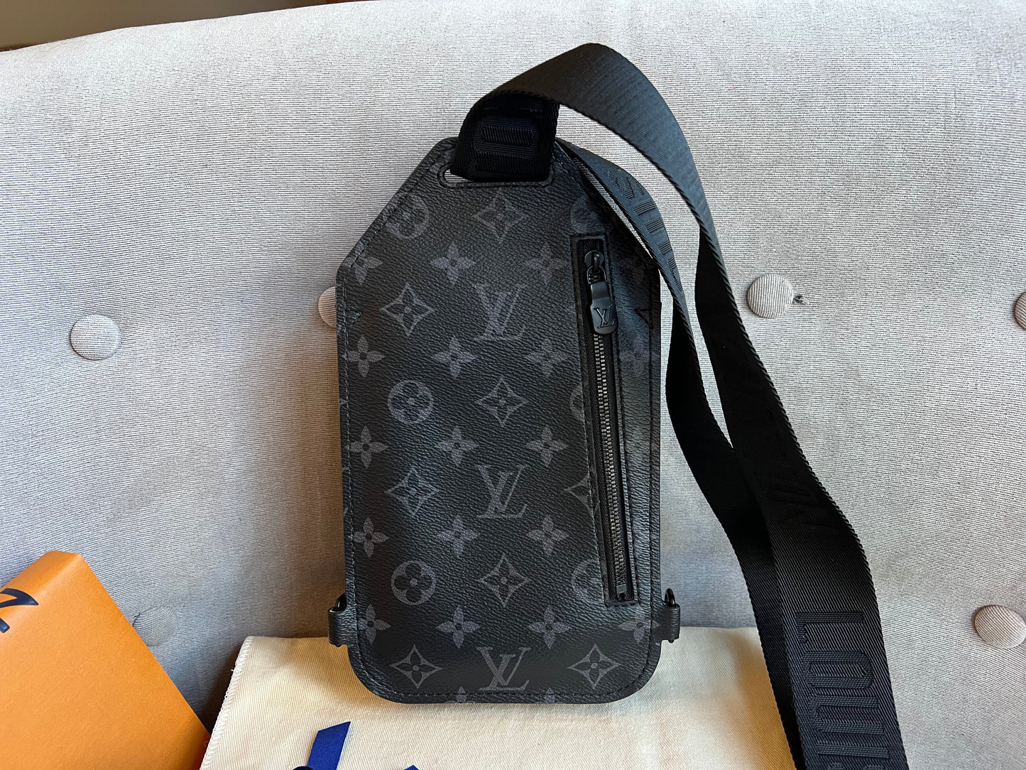 Louis Vuitton Saumur Sling Bag Monogram Eclipse (RRP £1510)