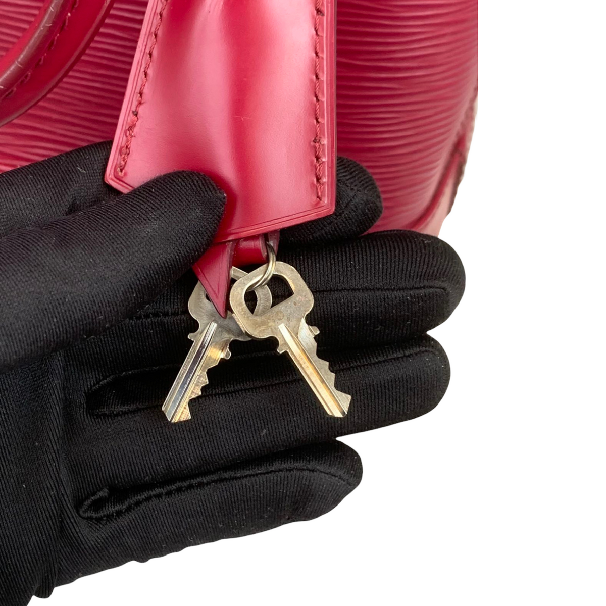 Louis-Vuitton Alma BB Epi Leather Red SHW