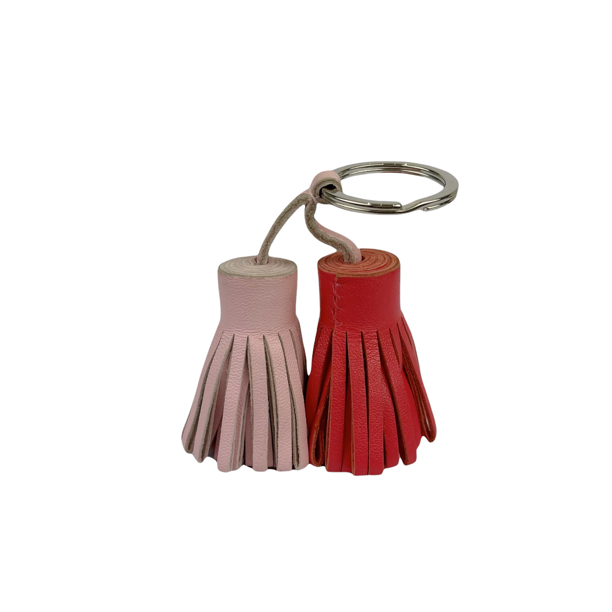 Louis-Vuitton Carmen Uno-Dos Key Ring Pink SHW