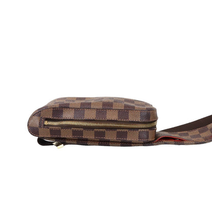 Louis-Vuitton Damier Ebene Geronimos Waist fanny Black GHW