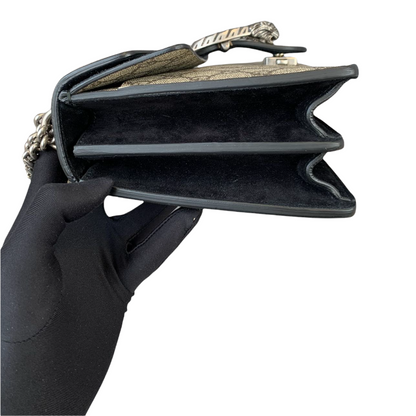 Gucci Dionysus GG Monogram Small Black RHW