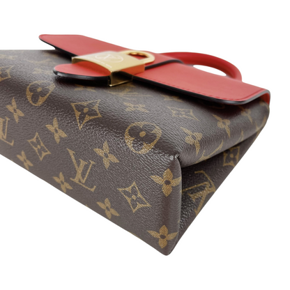 Louis-Vuitton Locky BB Monogram Canvas Brown/Red GHW