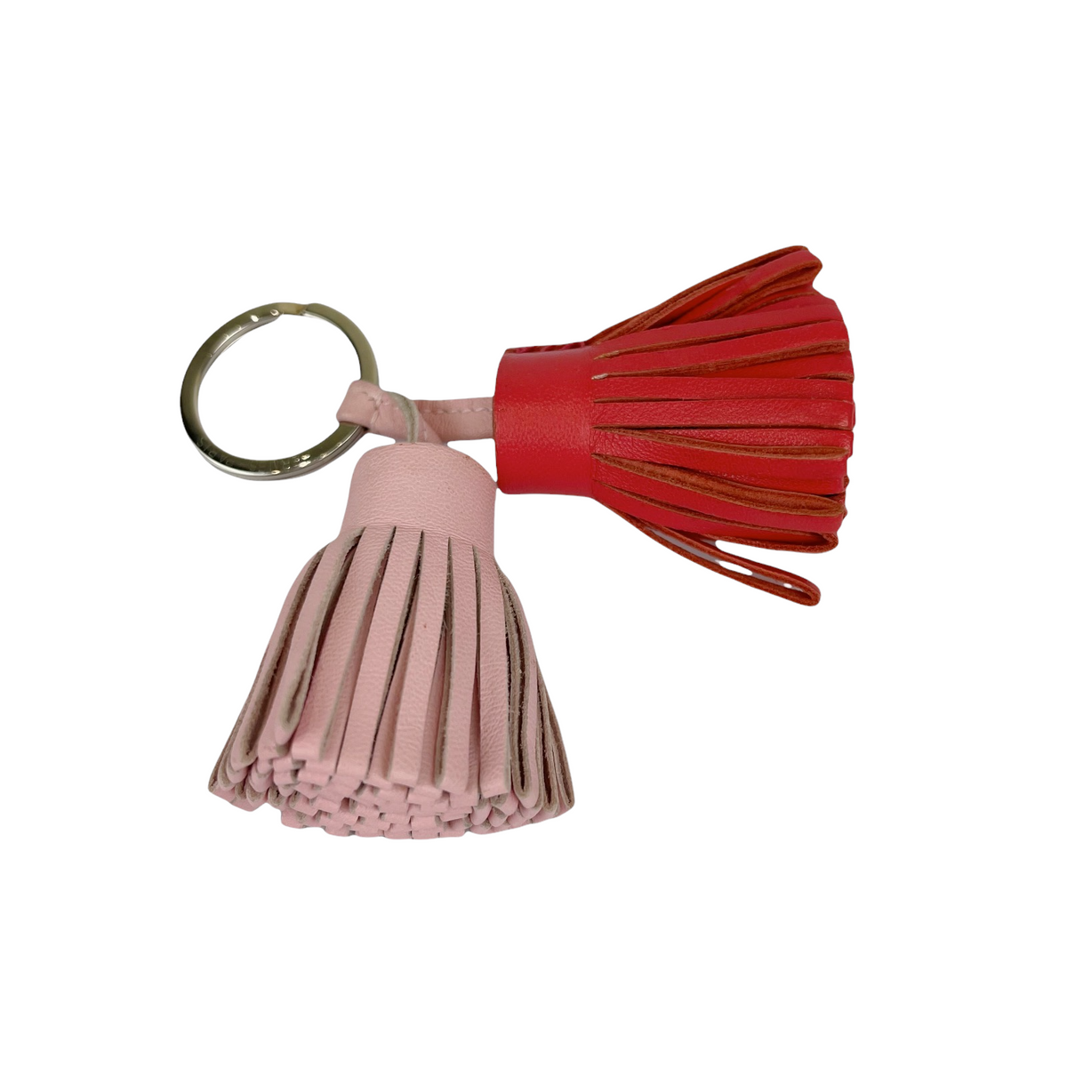 Louis-Vuitton Carmen Uno-Dos Key Ring Pink SHW