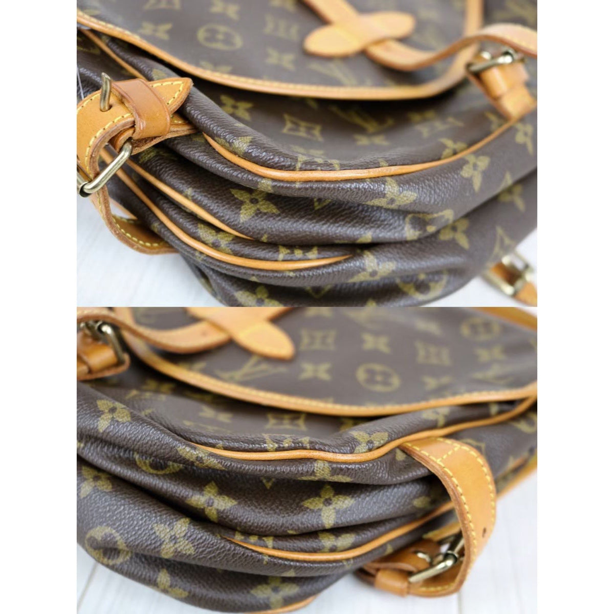 Rank AB ｜ LV Monogram Saumur MM Shoulder Bag｜031914