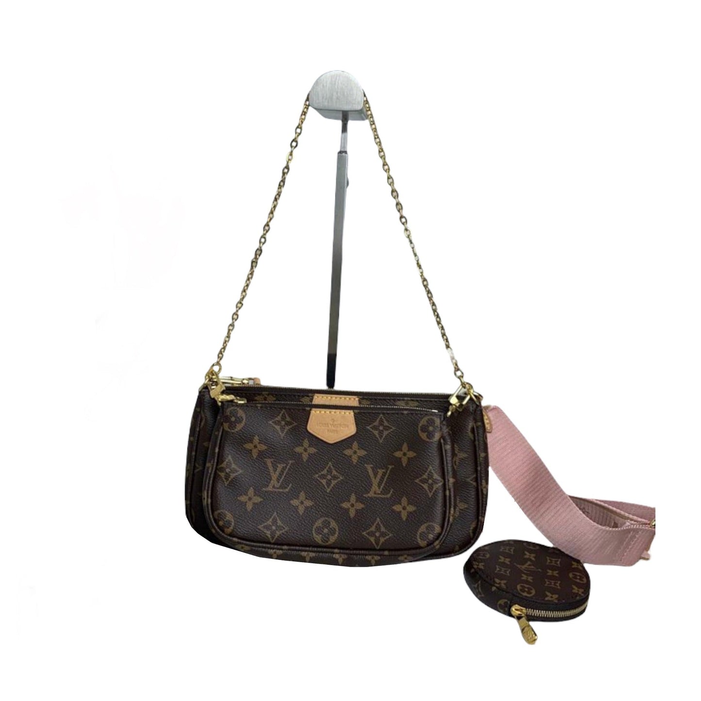 Louis-Vuitton Multi-Pochette Cavas Brown GHW