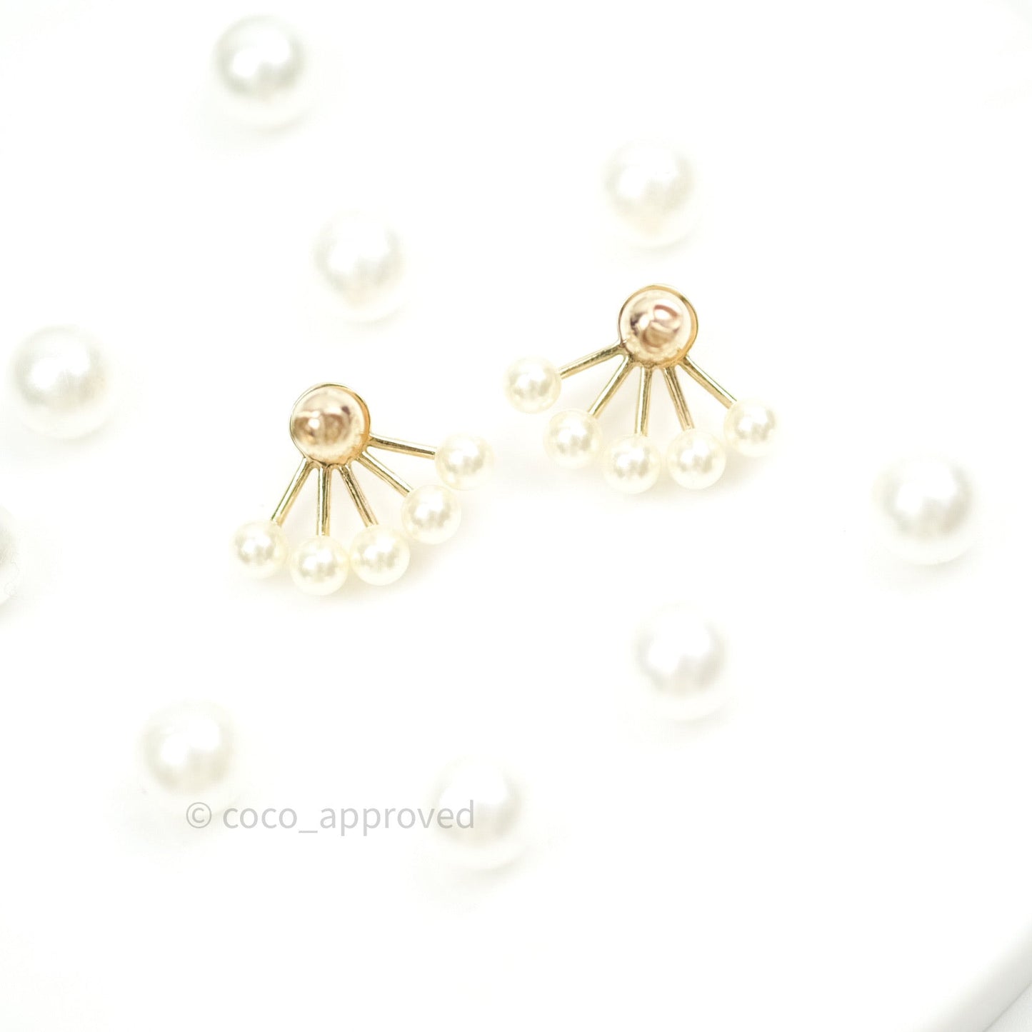 Christian Dior Pearl La Peite Tribale Earrings