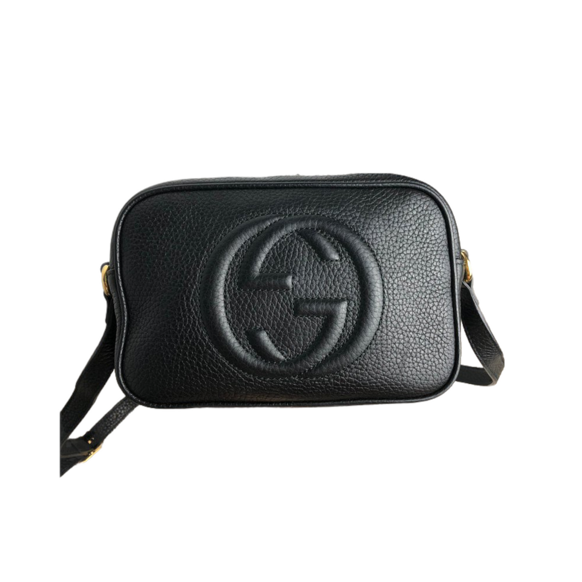 Gucci Soho small leather disco bag in black