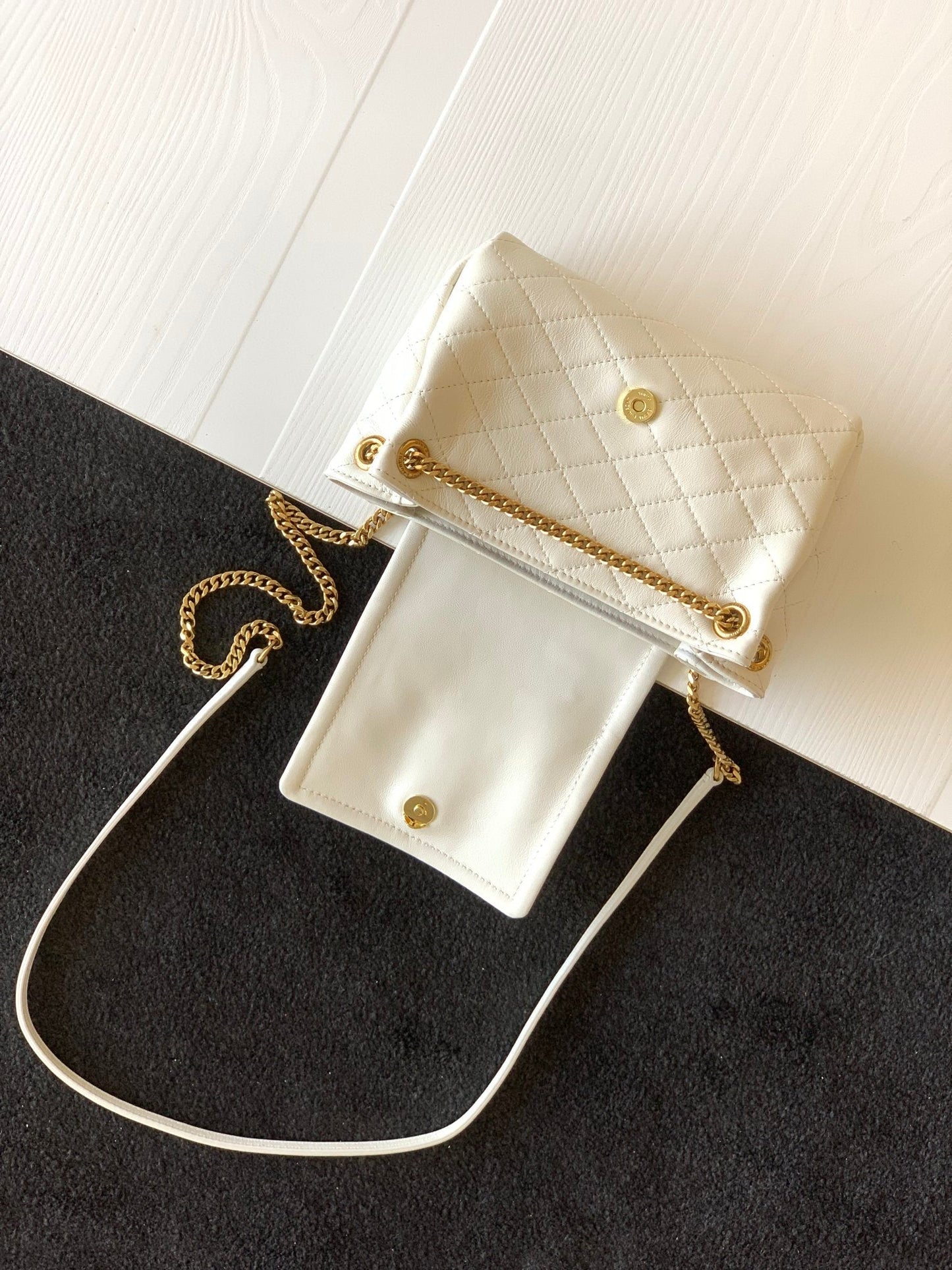 YSL Mini Nolita In Lambskin   Bag