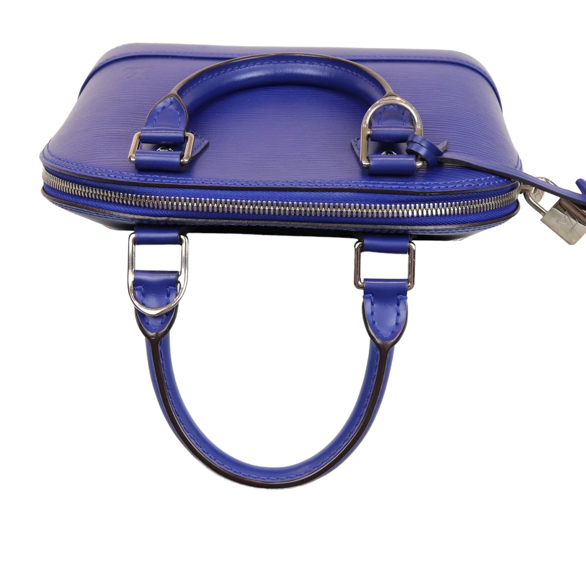 Louis-Vuitton Alma BB Epi Blue SHW