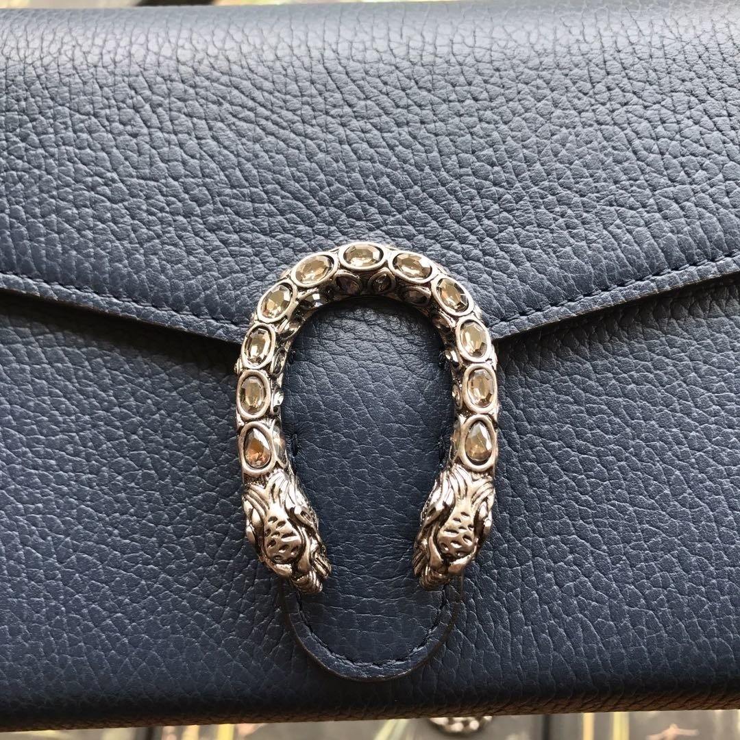 Gucci Dionysus Leather Mini Chain Bag