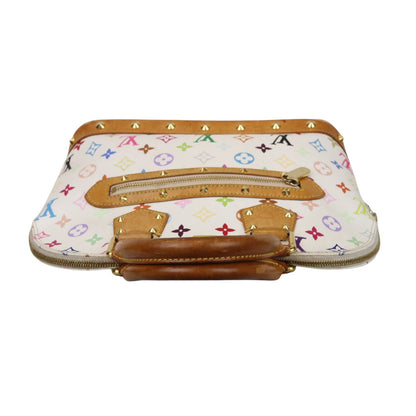 Louis-Vuitton Monogram Multicolor Alma PM White GHW