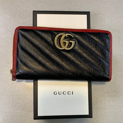 Gucci GG Marmont Zip Around Wallet