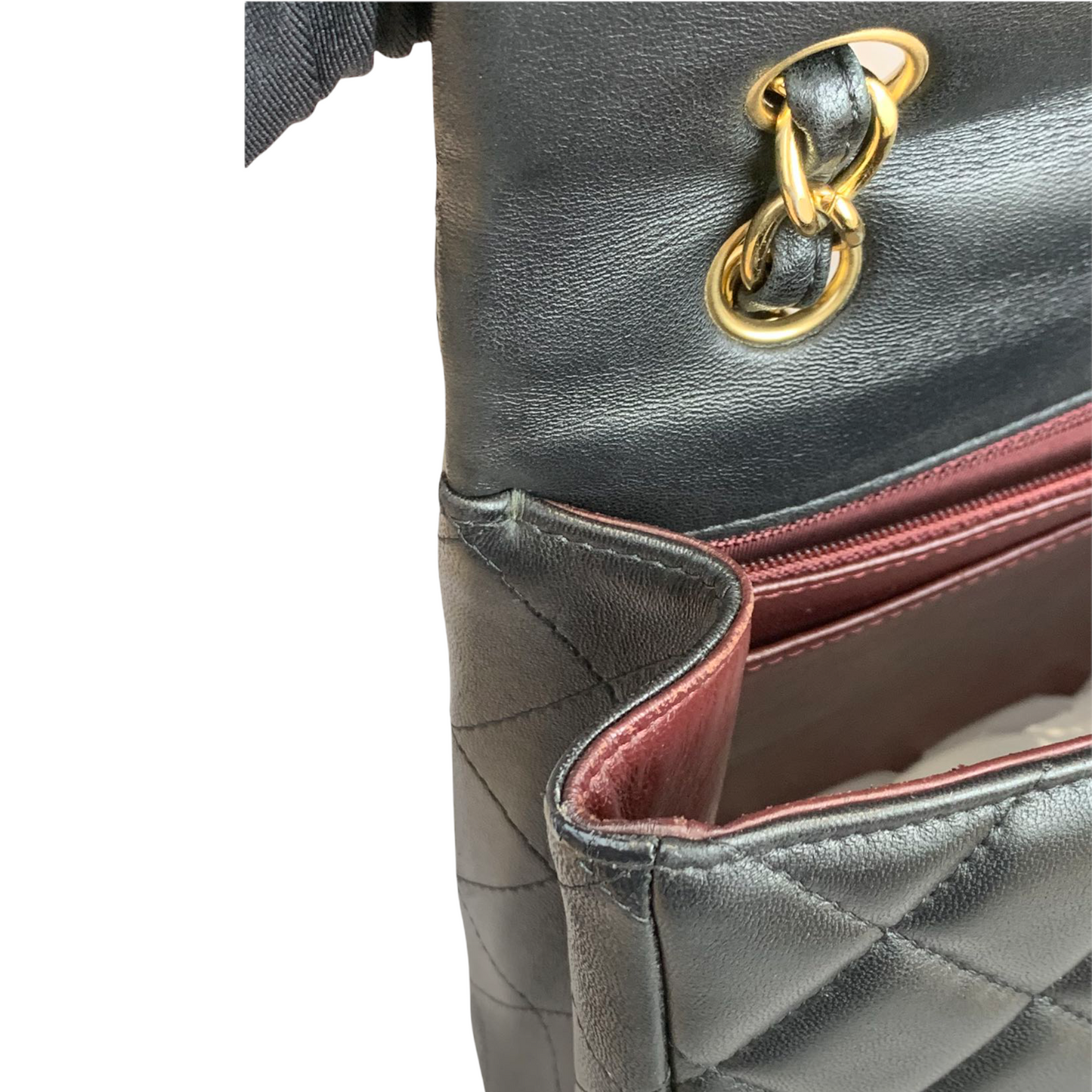 Classic Single Flap Maxi Lambskin Black GHW