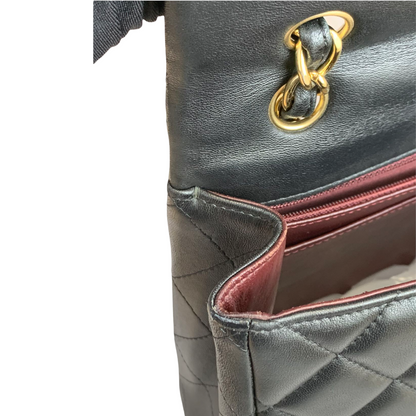 Classic Single Flap Maxi Lambskin Black GHW