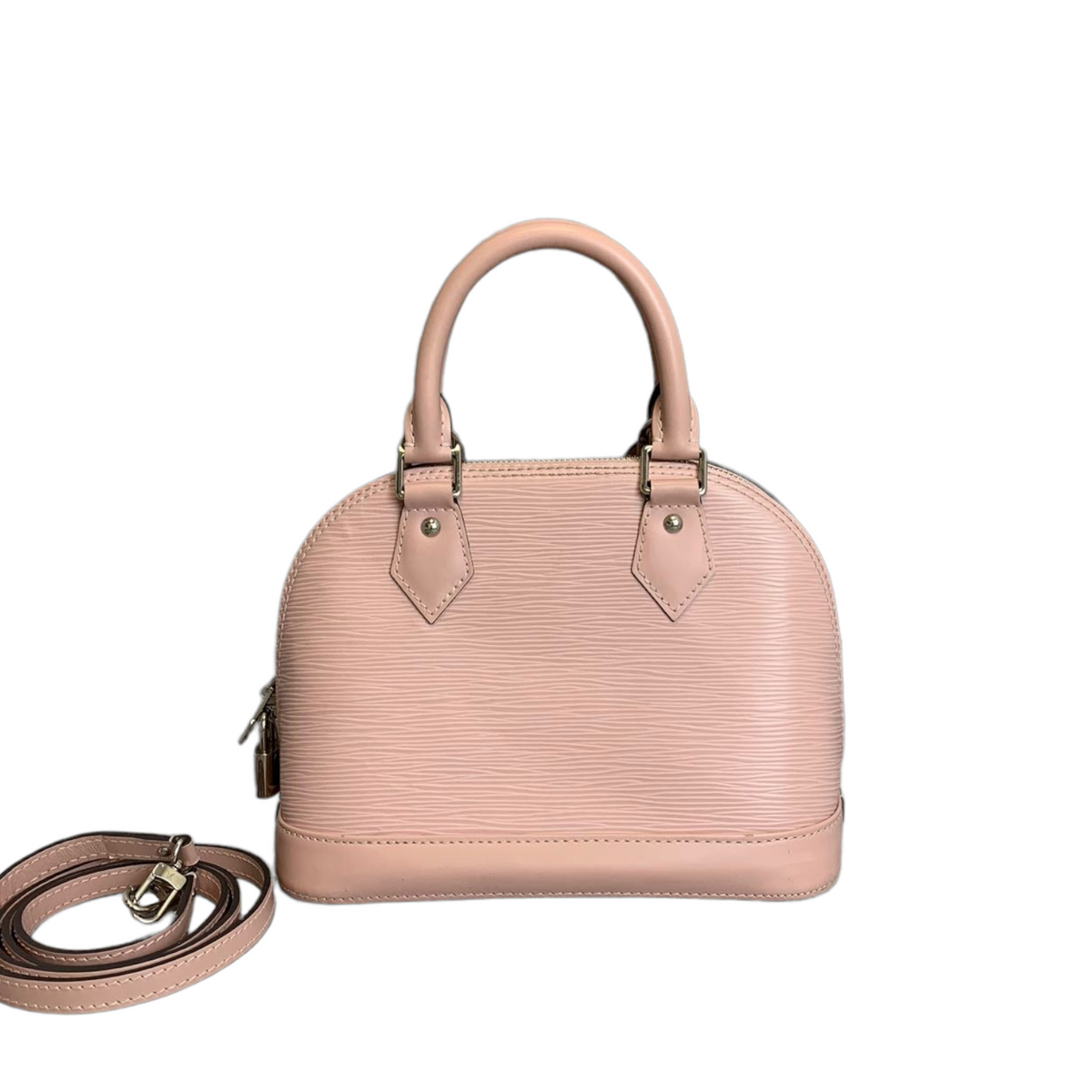 Louis-Vuitton Alma BB Epi Pink SHW