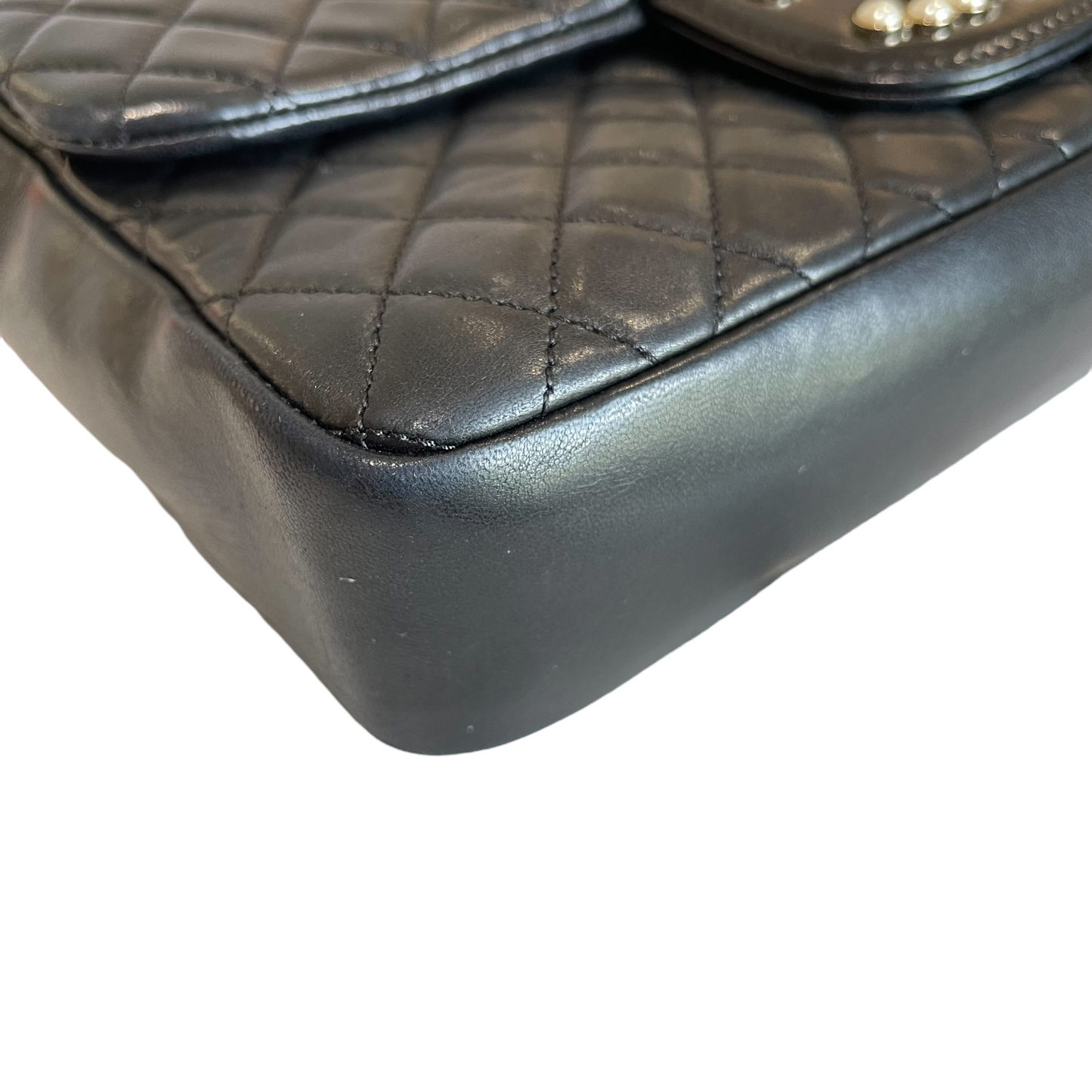 Westminster Flap Lambskin Black Pearl Strap