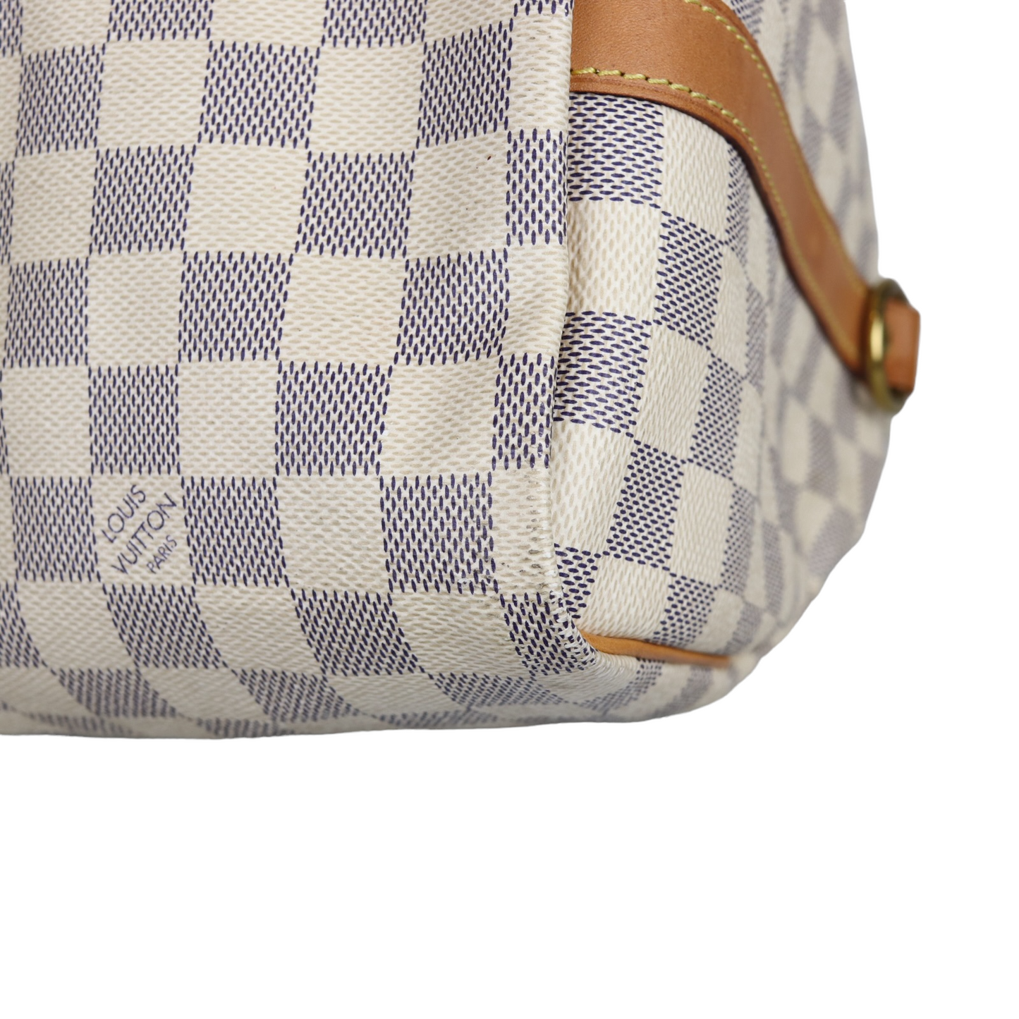 Louis-Vuitton Monogram Speedy Bandouliere 30 Damier Azure