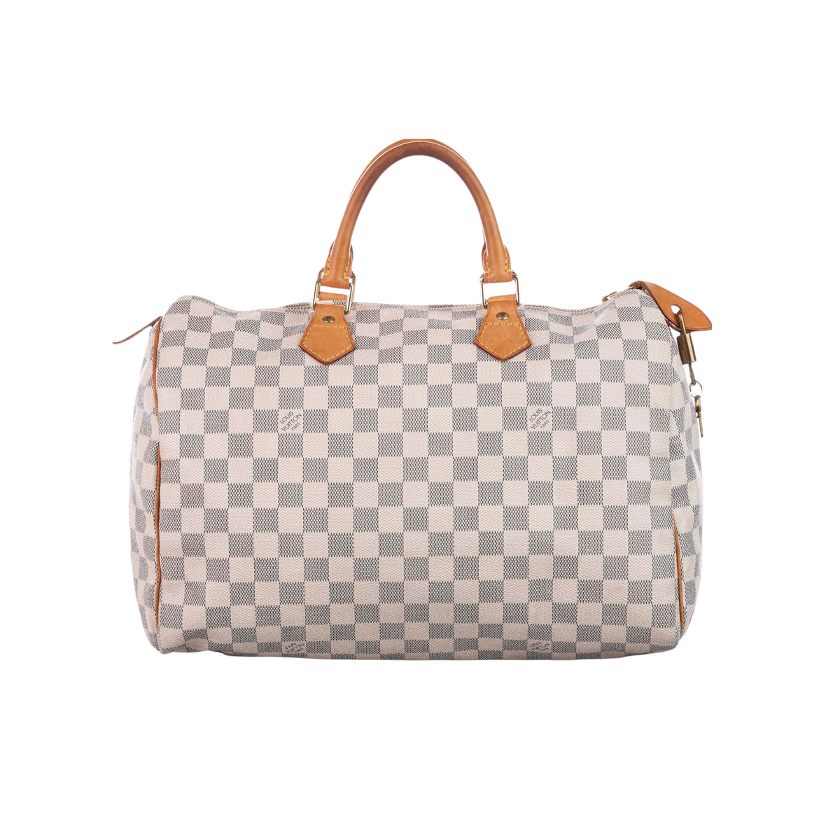 Louis-Vuitton Damier Azur Speedy 35 White