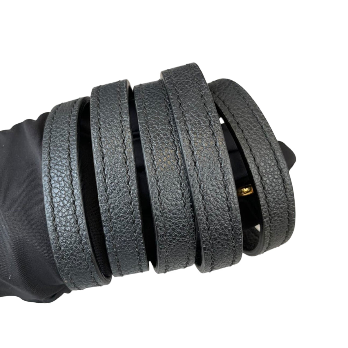 Louis-Vuitton Mini Pont Neuf Black Empreinte GHW