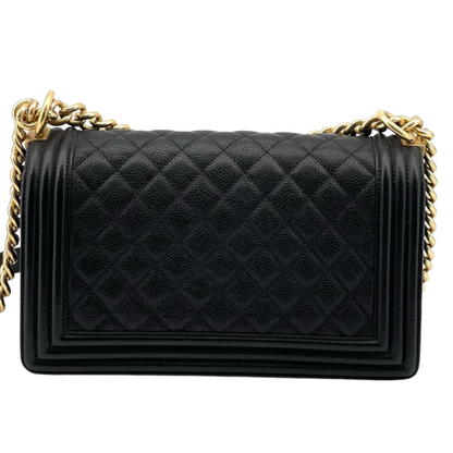 Boy Old Medium Caviar Black GHW