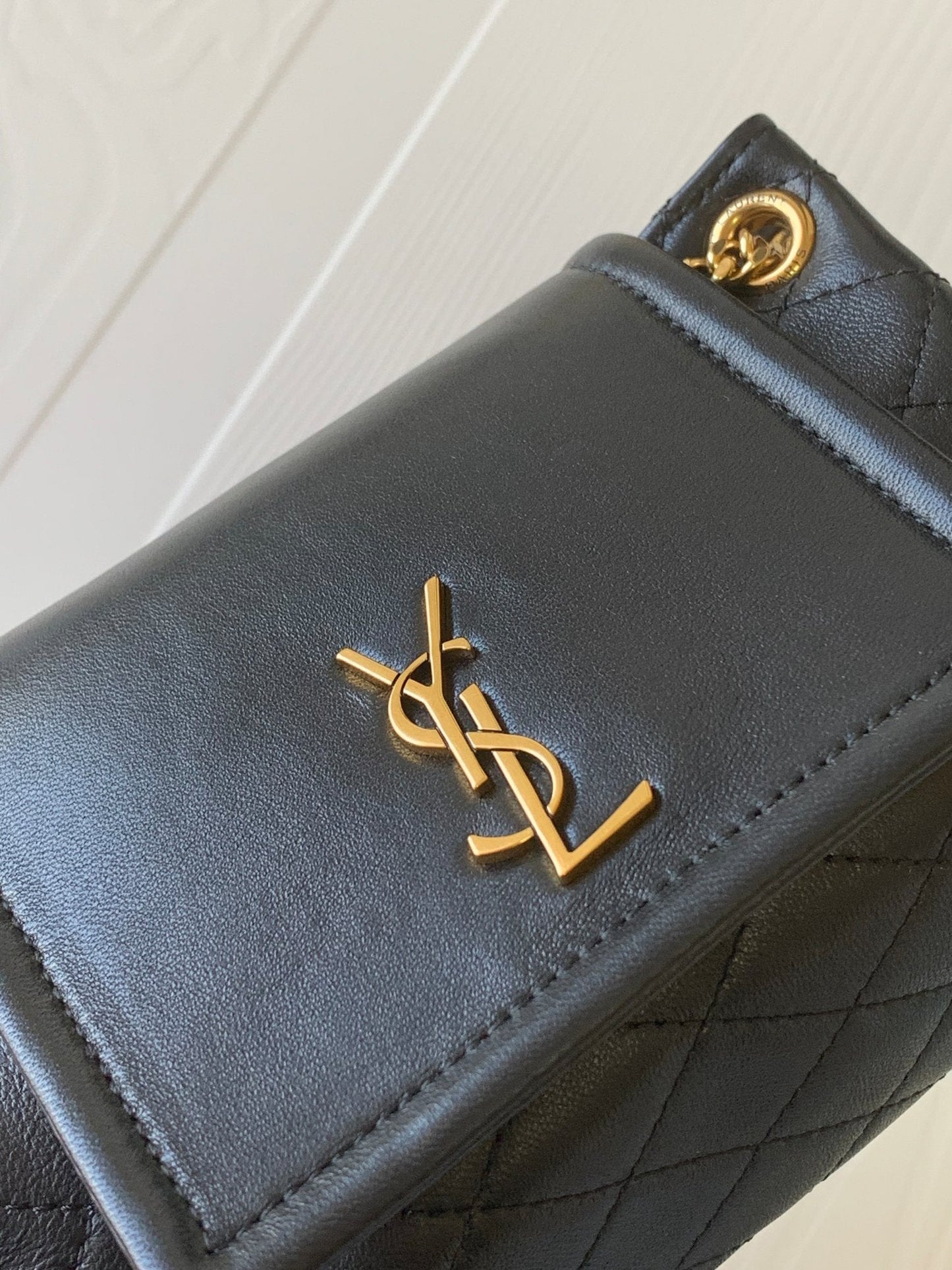 YSL Mini Nolita In Lambskin Bag