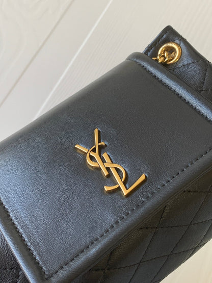 YSL Mini Nolita In Lambskin Bag