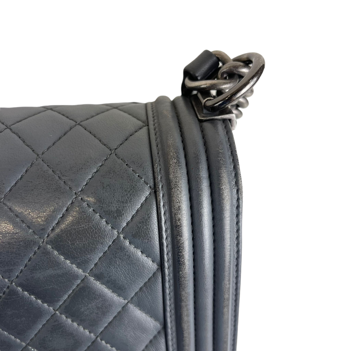 Old Medium Boy Quilted Grey RHW