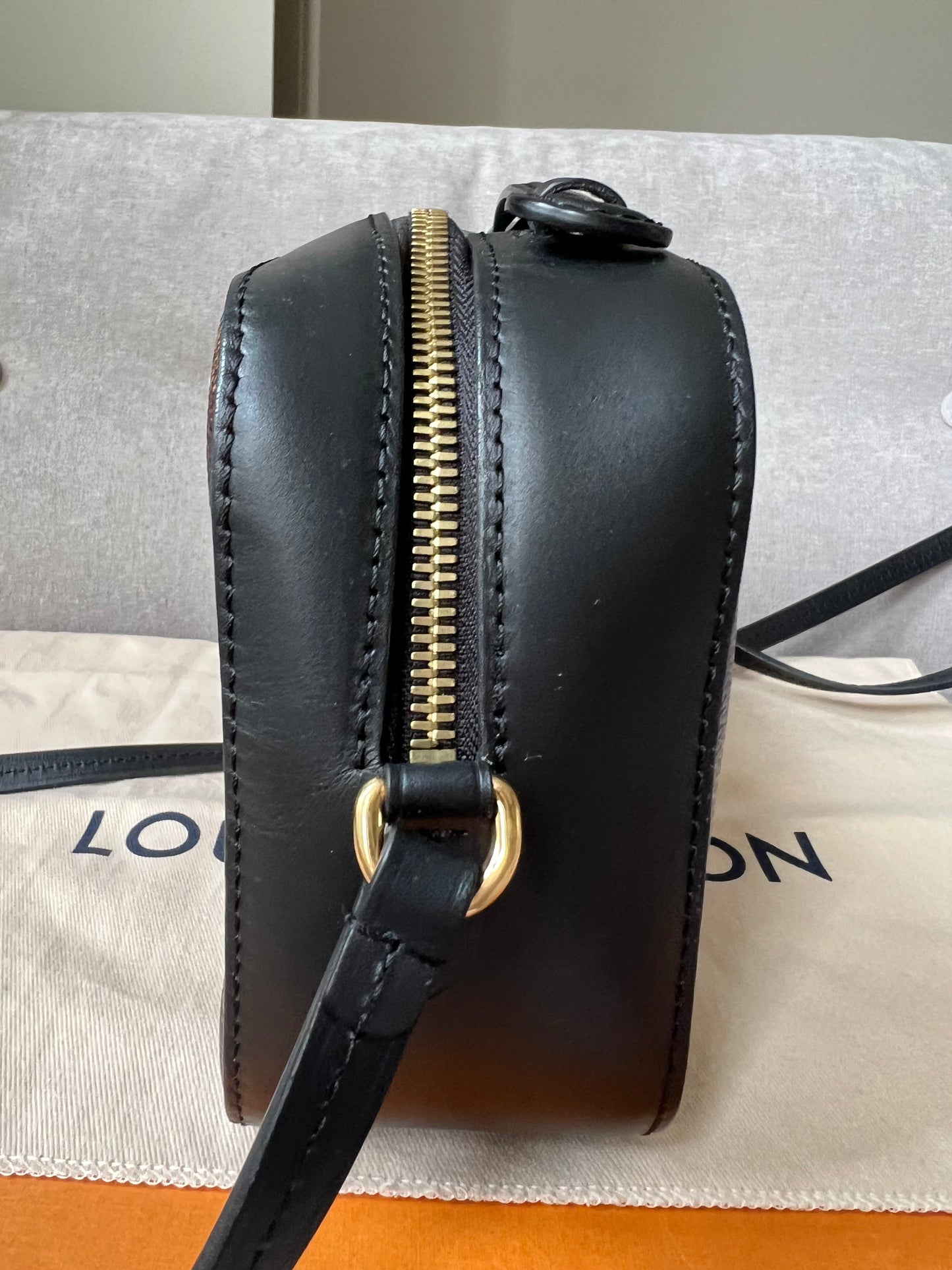 Louis Vuitton Santa Monica Damier Ebene and Black