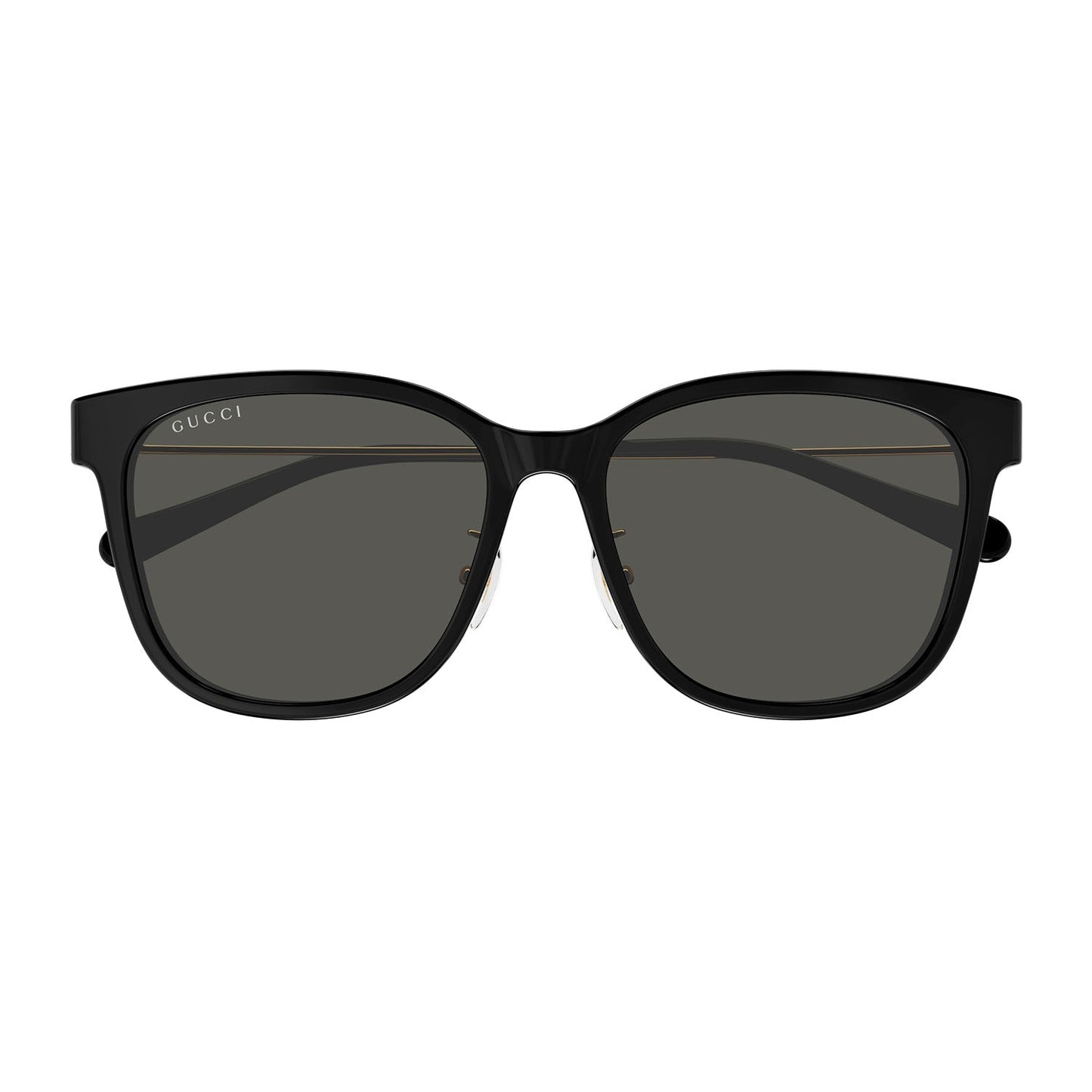 Emblem Oversize Squared Cat-Eye Shape