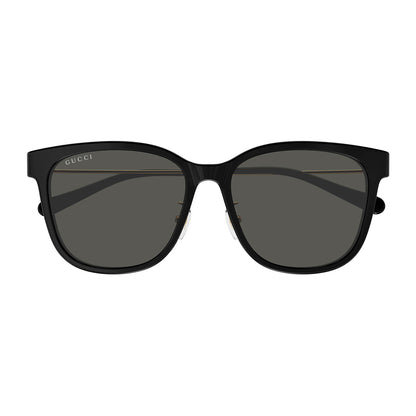 Emblem Oversize Squared Cat-Eye Shape