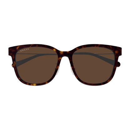 EMBLEM Oversize squared cat-eye shape. GG interlocking logo