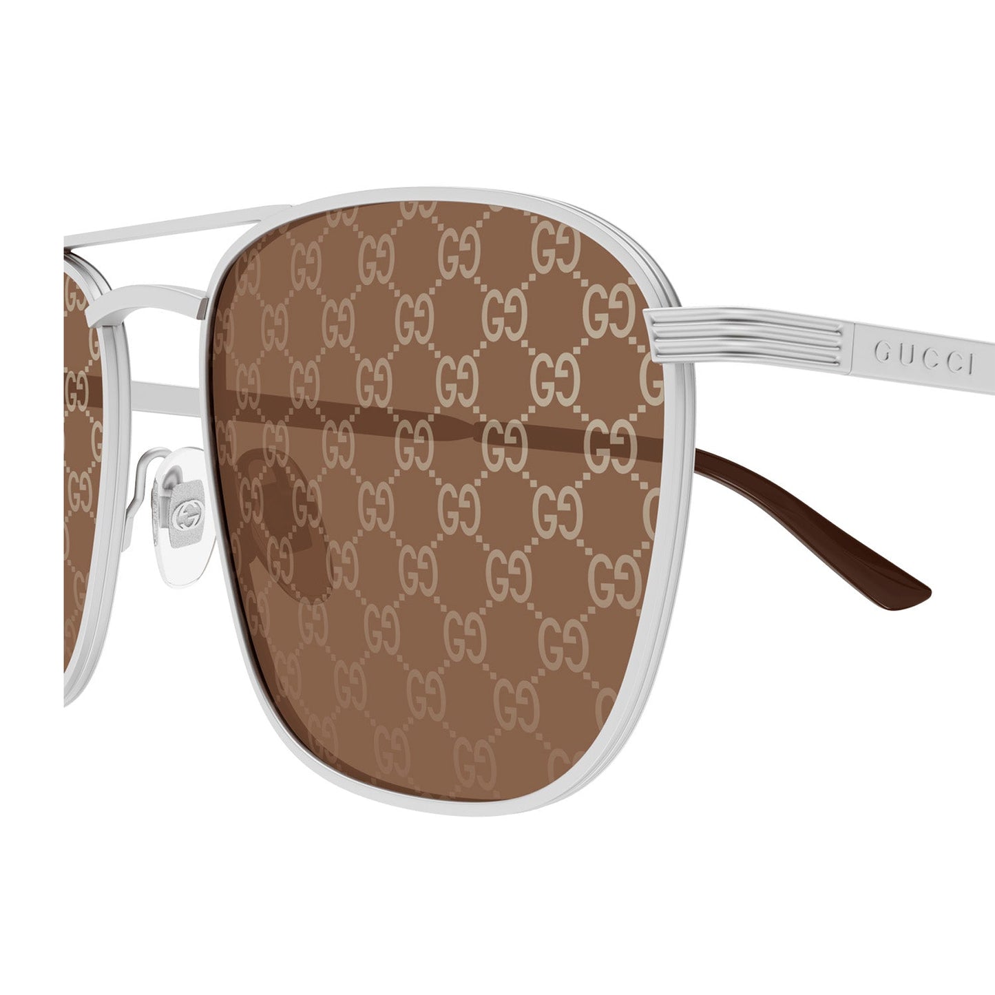 INSTITUTIONAL LOGO Caravan shape. Gucci Guccissima len