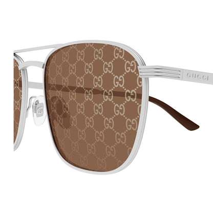 INSTITUTIONAL LOGO Caravan shape. Gucci Guccissima len