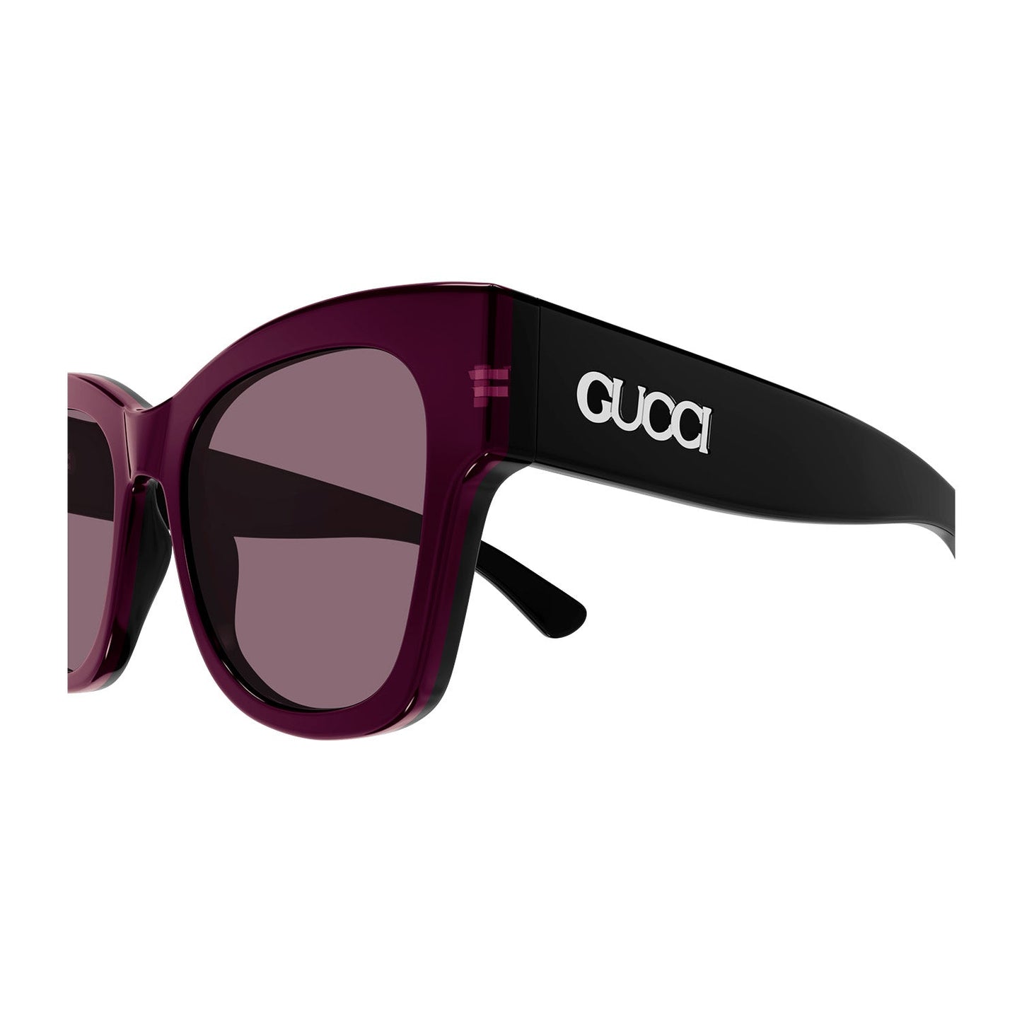 GUCCI LAQUERED NAME OF BRAND MEN SUNGLLASES