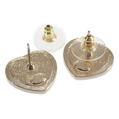 CC Heart Studded Earrings  ABB664 B14145 NR576