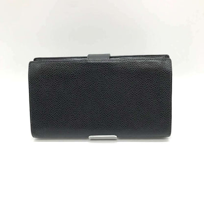 Chanel Caviar Leather Bifold Long Wallet Black