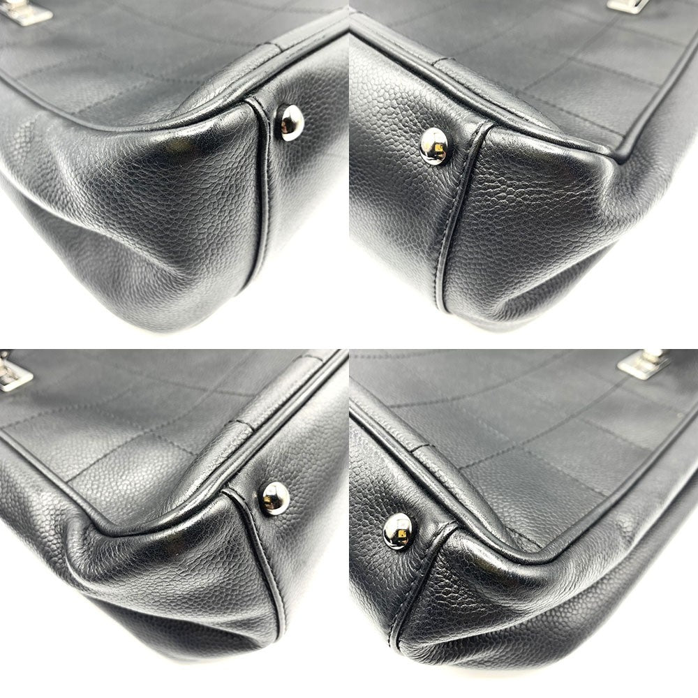 Chanel Caviar Skin Tote Bag Black