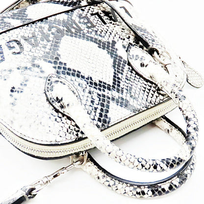 Balenciaga Ville Top Handle XXS Python Embossed