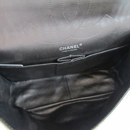 CHANEL 2.55 Reissue 227 Double Flap Metallic Striped Shoulder Bag