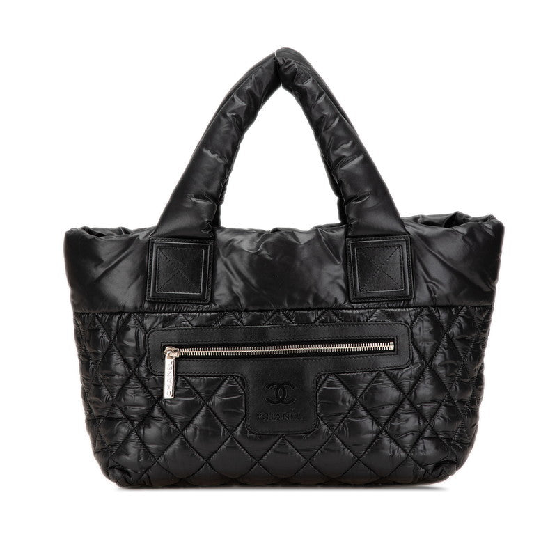 Chanel Coco Cocoon Matelasse Nylon Leather Handbag