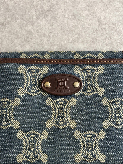 CELINE Paris Macadam Folded Wallet Indigo Vintage zbp5r8
