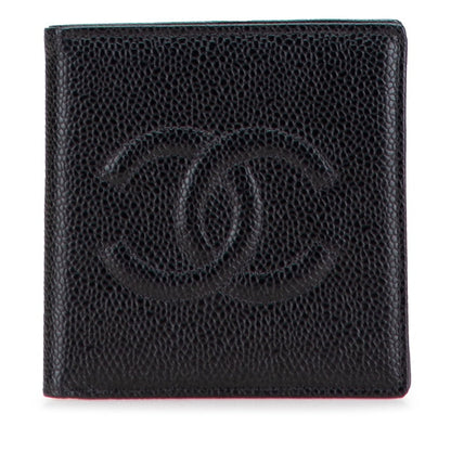 Chanel Coco Mark Caviar Skin Bifold Wallet