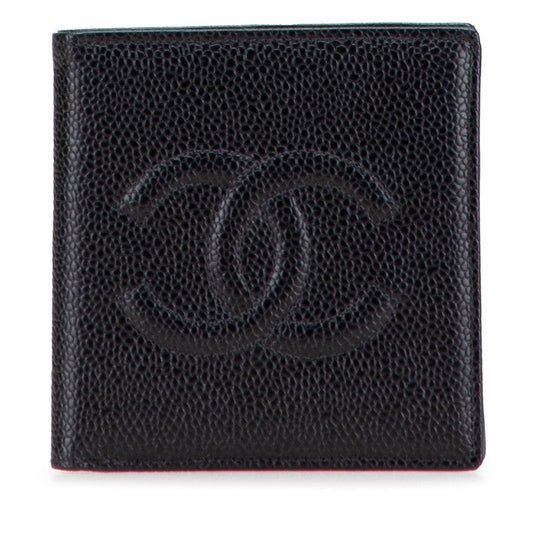 Chanel Coco Mark Caviar Skin Bifold Wallet
