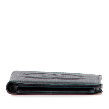 Chanel Coco Mark Caviar Skin Bifold Wallet