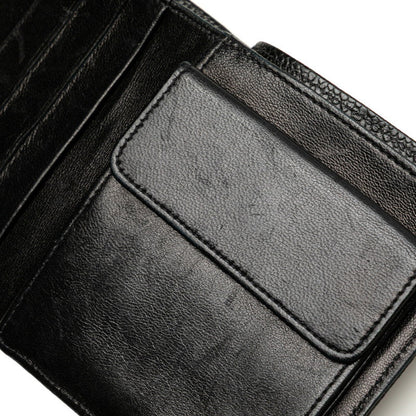Chanel Coco Mark Caviar Skin Bifold Wallet