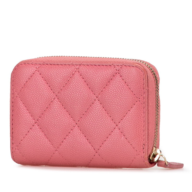 Chanel Coco Mark Matelassé Caviar Card Coin Case
