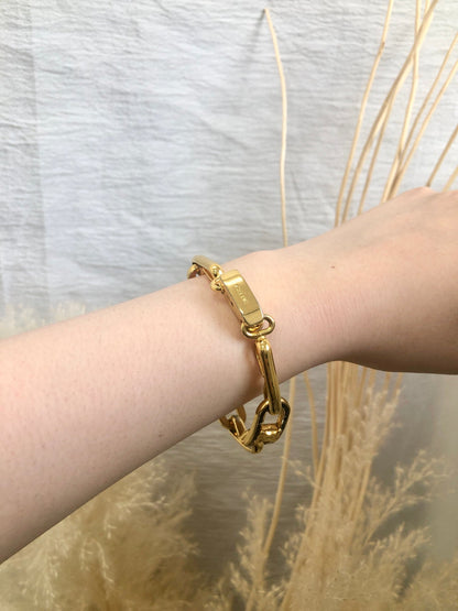 CELINE  Bracelet Gold Vintage ivp6ia